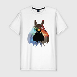 Футболка slim-fit Totoro, цвет: белый