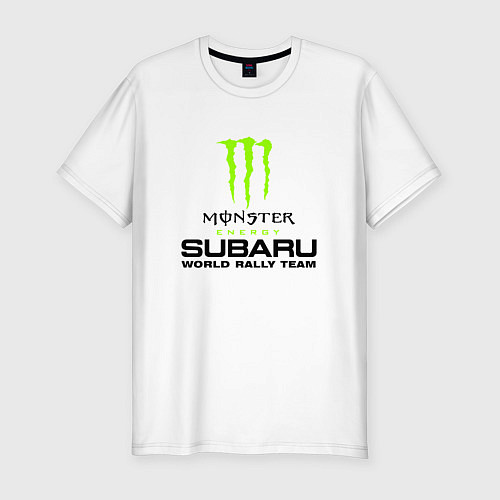 Мужская slim-футболка MONSTER ENERGY Z / Белый – фото 1