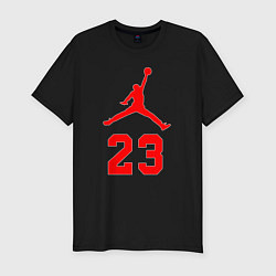 Футболка slim-fit MICHAEL JORDAN, цвет: черный