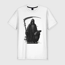 Мужская slim-футболка Memento mori