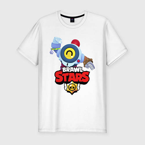 Мужская slim-футболка BRAWL STARS NANI / Белый – фото 1