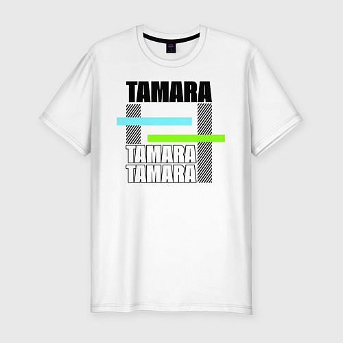 Мужская slim-футболка Tamara / Белый – фото 1