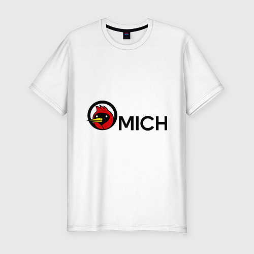 Мужская slim-футболка Omich / Белый – фото 1