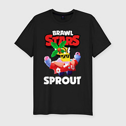 Мужская slim-футболка SPROUT PALMEN СПРАУТ ТРОПИКИ