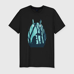 Футболка slim-fit Totoro, цвет: черный