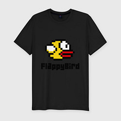 Мужская slim-футболка FlappyBird