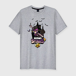 Футболка slim-fit Mortis Brawl Stars, цвет: меланж