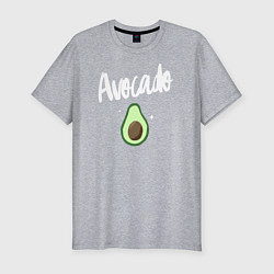 Мужская slim-футболка Avocado