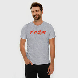 Футболка slim-fit FCSM, цвет: меланж — фото 2