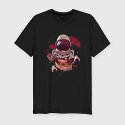Мужская slim-футболка Astronaut Ramen