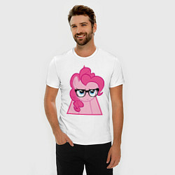 Футболка slim-fit Pinky Pie hipster, цвет: белый — фото 2