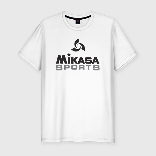 Мужская slim-футболка MIKASA SPORTS / Белый – фото 1