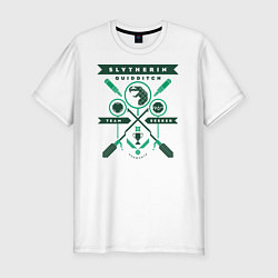 Мужская slim-футболка Slytherin Quidditch