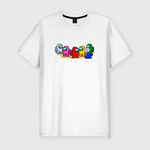 Мужская slim-футболка Among Us / Белый – фото 1