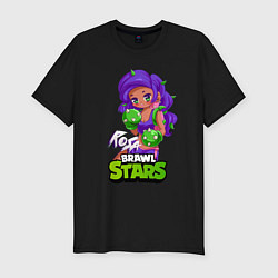 Мужская slim-футболка Rosa Brawl Stars