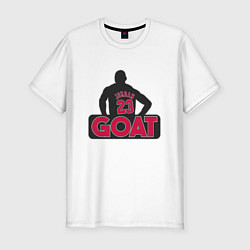 Футболка slim-fit Jordan GOAT, цвет: белый