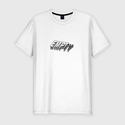 Мужская slim-футболка Empty