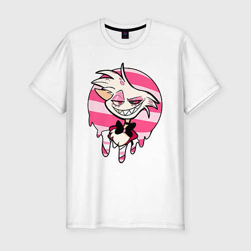 Мужская slim-футболка ОТЕЛЬ ХАЗБИН / Белый – фото 1