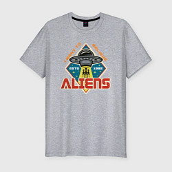 Мужская slim-футболка Aliens