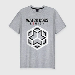 Футболка slim-fit Футурологи Watch Dogs Legion, цвет: меланж