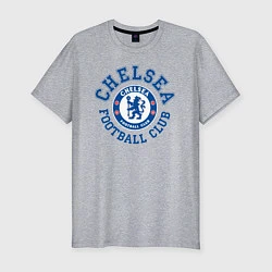 Футболка slim-fit Chelsea FC, цвет: меланж