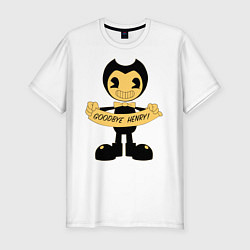 Футболка slim-fit Bendy And The Ink Machine, цвет: белый