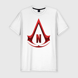 Футболка slim-fit Assassins Creed Netflix, цвет: белый