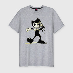 Футболка slim-fit Bendy And The Ink Machine, цвет: меланж