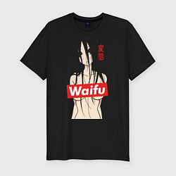 Футболка slim-fit Waifu, цвет: черный