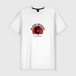 Мужская slim-футболка Blood Dragon