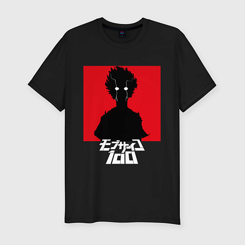 Мужская slim-футболка Mob psycho 100 Z / Черный – фото 1