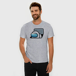 Футболка slim-fit AMONG US, цвет: меланж — фото 2