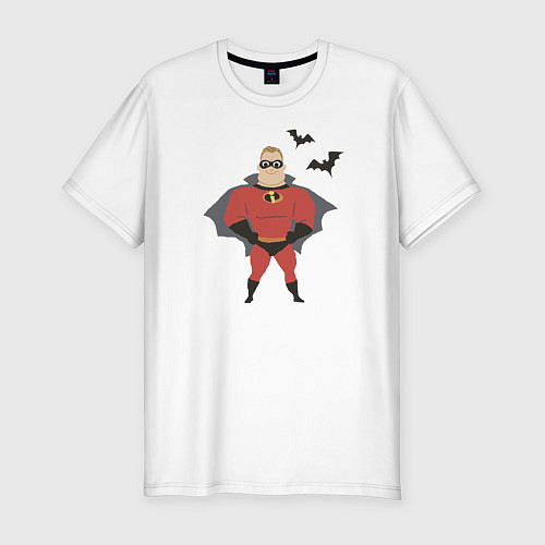 Мужская slim-футболка The Incredibles / Белый – фото 1