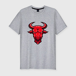 Футболка slim-fit Red Bull, цвет: меланж