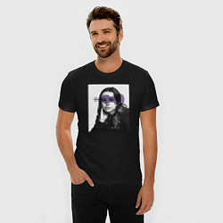 Футболка slim-fit Ваня Академия амбрелла, цвет: черный — фото 2