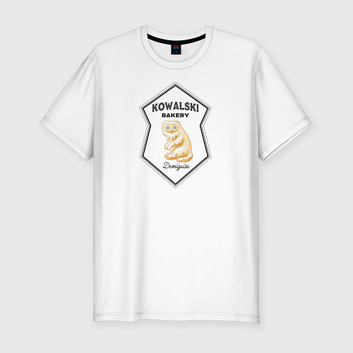 Мужская slim-футболка Kowalski Bakery Demiguise / Белый – фото 1