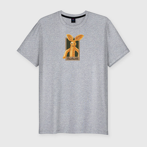 Мужская slim-футболка Bowtruckle / Меланж – фото 1