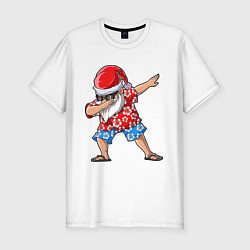 Футболка slim-fit Santa Dab, цвет: белый