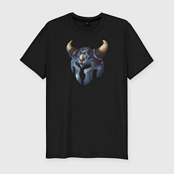 Футболка slim-fit Шлем викинга 2, цвет: черный