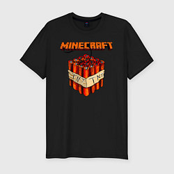 Футболка slim-fit Minecraft, цвет: черный