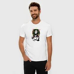 Футболка slim-fit RASTA, цвет: белый — фото 2