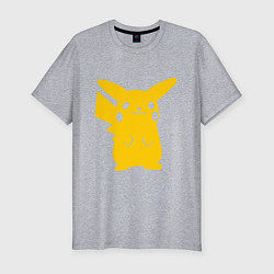 Футболка slim-fit PIKACHU, цвет: меланж