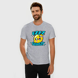 Футболка slim-fit Easy Peasy Lemon Squeezy, цвет: меланж — фото 2