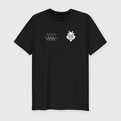 Мужская slim-футболка G2 Samurai collection 202122 / Черный – фото 1