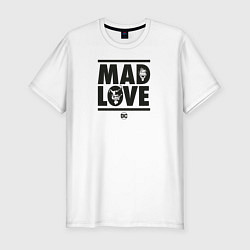 Мужская slim-футболка Mad love