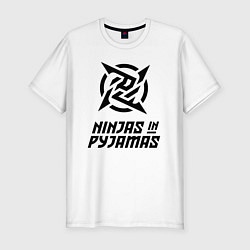 Футболка slim-fit NiP Ninja in Pijamas 202122, цвет: белый