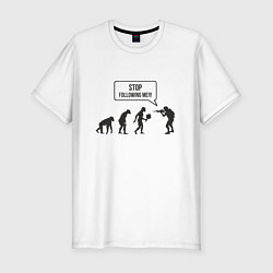 Мужская slim-футболка CS GO спина Z