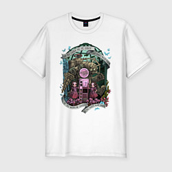 Футболка slim-fit Bioshock Gatherers Garden, цвет: белый