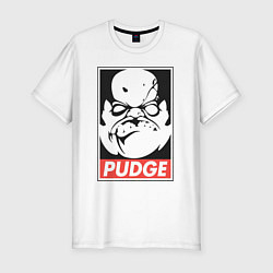 Мужская slim-футболка Pudge Dota Пудж