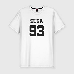 Футболка slim-fit BTS - Suga 93, цвет: белый